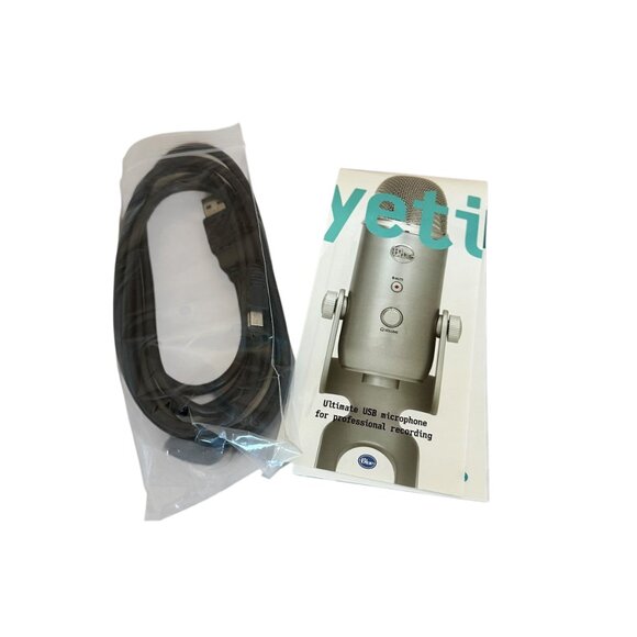 Blue Yeti Logitech Red USB Microphone Quality Recording Personal Studio NIB New - Picture 13 of 13